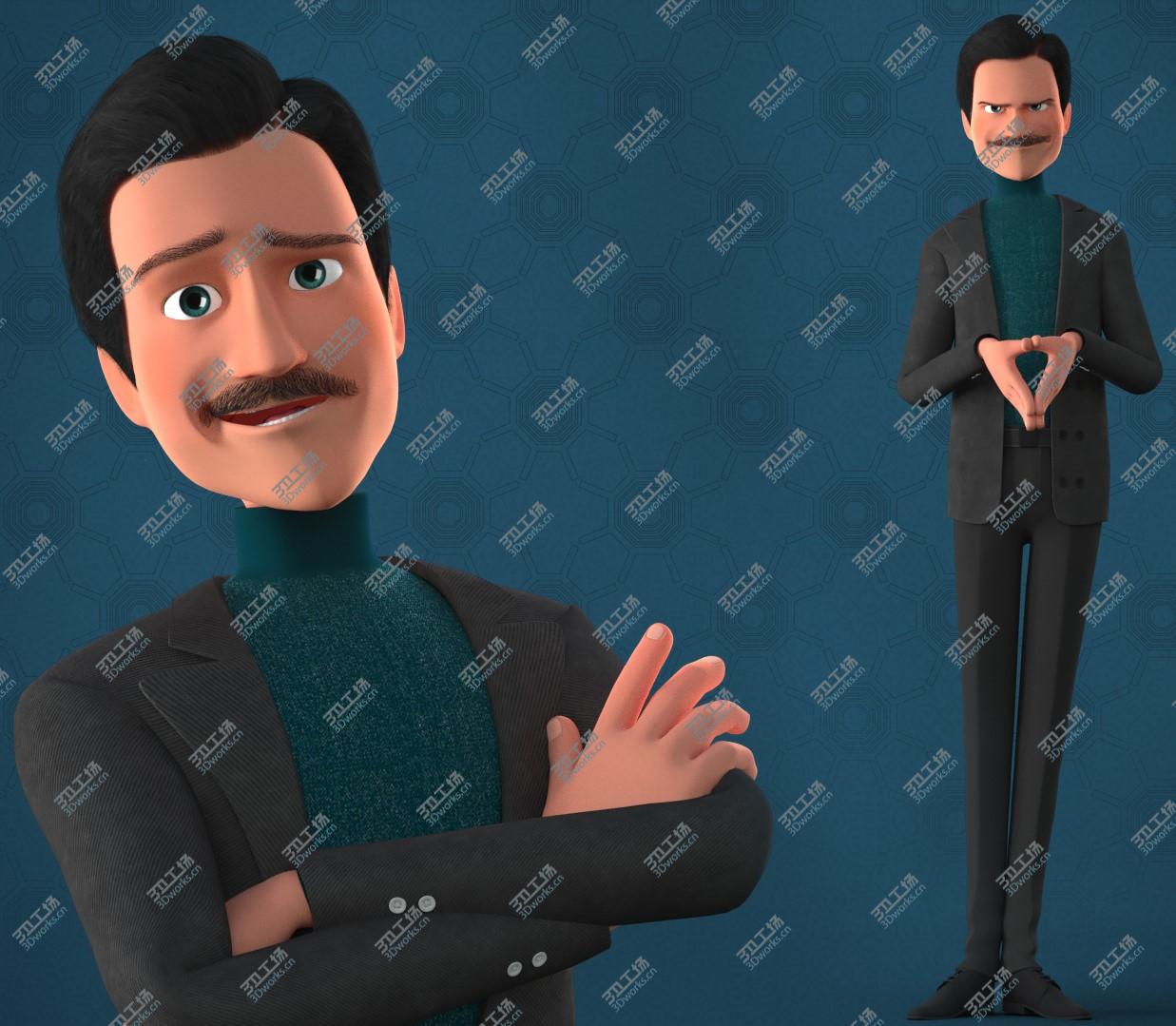 images/goods_img/2021040163/CARTOON MAN - RIGGED TEACHER AND FATHER CHARACTER 3D model/1.jpg